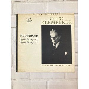 Vintage Classical Vinyl Beethoven Symphony No.1 & 8 Otto Klemperer
